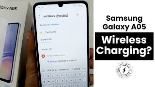 Does Samsung A05 Have Wireless Charging [upl. by Resee322]