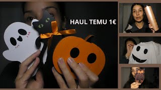 ASMR SUPER AFFARI TEMU 🎃 HAUL DI HALLOWEEN A PARTIRE DA 1€ 👻🦇 [upl. by Sibelle]