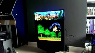 MAME with dynamic marquee using ultra widescreen LCD [upl. by Htebasyle356]