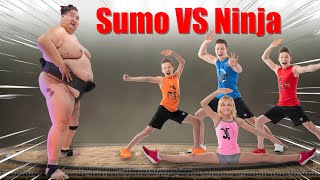 Ninjas VS Sumo The Complete Challenge [upl. by Ahsineg]