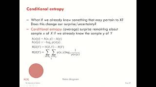 Introduction to Information Theory Entropy  Part 6  Conditional Entropy [upl. by Armond]