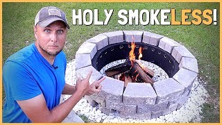 How To Build a DIY Smokeless Fire Pit That Really Works [upl. by Birmingham]