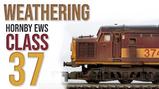 Weathering Model Railway  Hornby Railroad Class 37 EWampS Livery [upl. by Elidad]