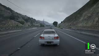 Nissan Skyline R34 ZTune RB28DETT Engine Sound for GTA V [upl. by Aserehc997]