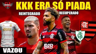 GALO CHORA LETRA DE GABI VAZARAM OS 2 THULLER REINTEGRADO FRANÇA DE VOLTA FLAMENGO X AMERICA [upl. by Tiras]