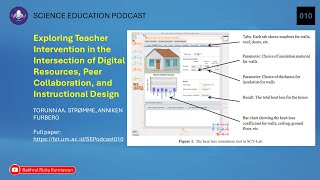 Science Education Podcast 010 Exploring Teacher Intervention [upl. by Assertal]