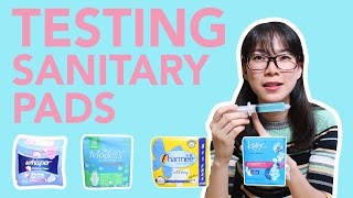 Testing Sanitary Pads [upl. by Lletnuahs]