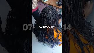 Newbraidintown only at zippie hair salon Kenyatta market [upl. by Socram]