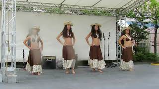 TAMAHANA Tahitian Dance School フラ・タヒチアンダンスフルムービー いわき街なかコンサート in TAIRA 2017 [upl. by Ire]