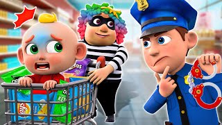 Stranger At Grocery Store Song  Safety Tips  Funny Kids Songs amp Nursery Rhymes  Songs for KIDS [upl. by Blockus]