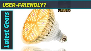 100W LED Grow Light Bulb  Best Full Spectrum Plant Light for Indoor Gardening [upl. by Munn]