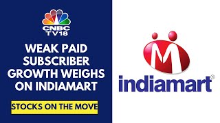 IndiaMart Reverses Yesterdays Margin ExpansionLed Rally Reports Weak Paid Subscriber Growth In Q1 [upl. by Zimmer]