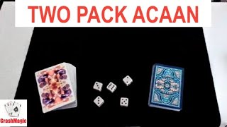 Two Pack ACAAN Card Trick Performance [upl. by Lesly943]