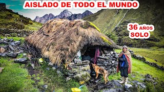 36 años VIVIENDO SOLO en un inhóspito rincón de los ANDES PERUANOS  Jordy Aventurero [upl. by Pell]