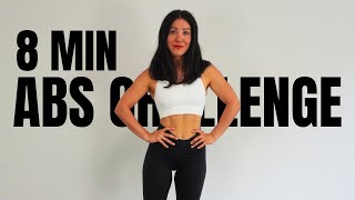 8 MIN MIN INTENSE AB WORKOUT With Weights  Abs amp Belly Challenge [upl. by Palmore935]