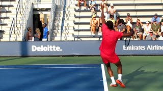 The Fastest Serve in Tennis  Mpetshi Perricard Serve Slow Motion [upl. by Lowndes]