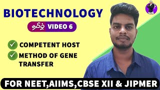 Competent Host amp Method of Gene Transfer  Biotechnology in Tamil 6 [upl. by Asilram947]