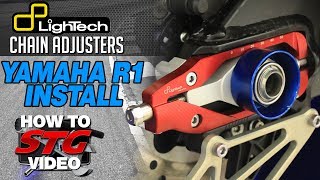 How to install Lightech Chain Adjusters from SportbikeTrackGearcom [upl. by Artie]