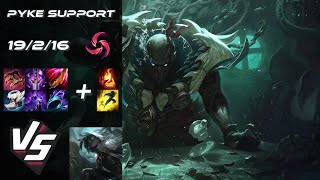 SUPPORT Pyke vs Senna  EU Grandmaster Patch 1417 [upl. by Goodspeed]