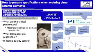 How to prepare specifications when ordering piezo ceramic elements [upl. by Nirrak548]