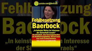 Fehlbesetzung Baerbock israel Hisbollah AußenministerinUN Grüne DieGrünen standwithisrael [upl. by Ikkim901]