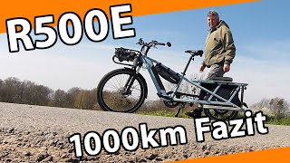 Lastenfahrrad Elops R500E  1000 km Fazit  Meine Longtail Erfahrungen [upl. by Pollard47]