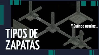 👷 TIPOS DE ZAPATAS y Cuándo usarlas  Recomendaciones 📐📗 [upl. by Ahseel]