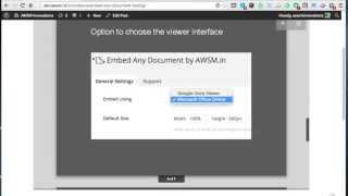 Upload and Embed documents PDF DOC PPT etc in WordPress Site like SlideShare and Scribd [upl. by Cnut]