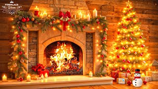 247 Cozy Christmas Music Ambience🔥Best Relaxing Christmas Music 🎅🎄 Crackling Christmas Fireplace [upl. by Ki]