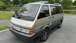 1992 NISSAN VANETTE LARGO SUPER SALOON 4WD  TURBO DIESEL  JDM  Walk Around [upl. by Rokach]