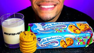 ASMR CINNAMON TOAST CRUNCH COOKIES WITH MILK PILLSBURY CEREAL MUKBANG EATING SOUNDS [upl. by Whorton]