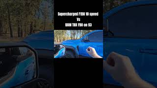 Ford F150 Supercharged 10 speed vs Dodge Ram TRX FBO [upl. by Niehaus]