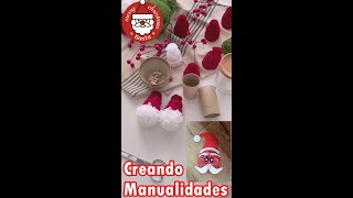 Que HERMOSOS ADORNOS NAVIDEÑOS con ROLLOS DE PAPEL HIGIENICO shorts reciclajecreativo diy 🎅🎉 [upl. by Teragram801]