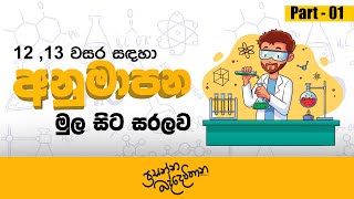 අනුමාපන මුල සිට සරලව Part  01  ​Prasanna Baddewithana  අමුතු ගණන් හදන CHEMISTRY පන්තිය [upl. by Nwavahs435]