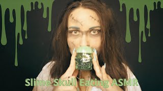 ASMR NO TALKING  Slime Skull Eating [upl. by Amie]