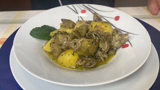 CARCIOFI E PATATE ALLA ROMANA RICETTA ORIGINALE [upl. by Noell911]