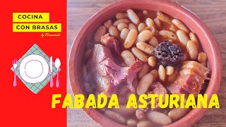 Fabada asturiana a la lumbre [upl. by Avir]