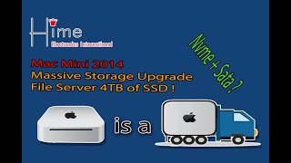 Hime Hardware Massive Mac Mini 2014 Storage Upgrade English Polish subtitles [upl. by Aitital985]