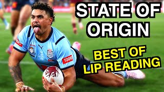 State of Origin  Lip Reading  BEST OF COMPILATION 🏉 [upl. by Tymothy]