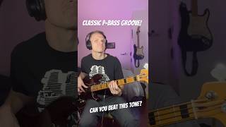 THE PBASS SIGNATURE TONE bassguitar fenderbass fender groove bassgroove pbass bassist [upl. by Ainav]