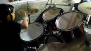 blink 182 Anthem Part 2 6 year old drummer [upl. by Lladnew]