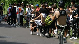 COLLECTIVE BIKES RIDEOUT   POV CHUTES SWERVES  Cétait une dinguerie [upl. by Saks]