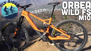 Electric Mountain Bike Kinematics Shine on The Orbea Wild FS M10  Full Review and First Ride [upl. by Aroz541]