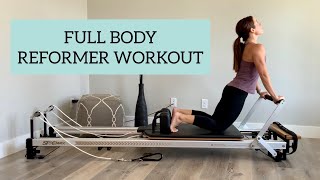 Pilates Reformer Workout  Full Body  Intermediate [upl. by Llenet]