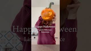 Limb Difference Awareness on Halloween 👻 halloween disability advocate shorts [upl. by Riti]