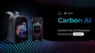 Now on Kickstarter Carbon AI Worlds First LED Bag Powered By OpenAI [upl. by Notsehc242]