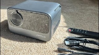 Projector 4K with Android OS 1080P Native 500 ANSI HIPPUS Smart Projector Review So great [upl. by Anelav]