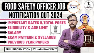 Food Safety Officer Recruitment 2024  FSO Recruitment 2024  TPSC Food Safety Officer Vacancy 2024 [upl. by Rattan]