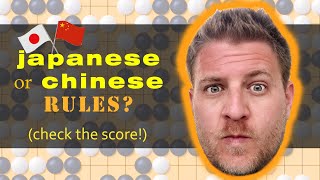 The difference between Japanese vs Chinese rules 10k vs 9k match weiqi [upl. by Frasier854]