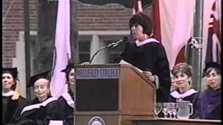 Nora Ephron speaking at Wellesley College Commencement 1996 [upl. by Zippel927]